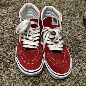 Red Hightop Vans